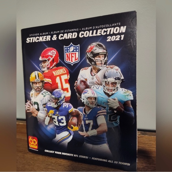 New NFL Football Sticker Book and Card Collection 2021 - Picture 2 of 3